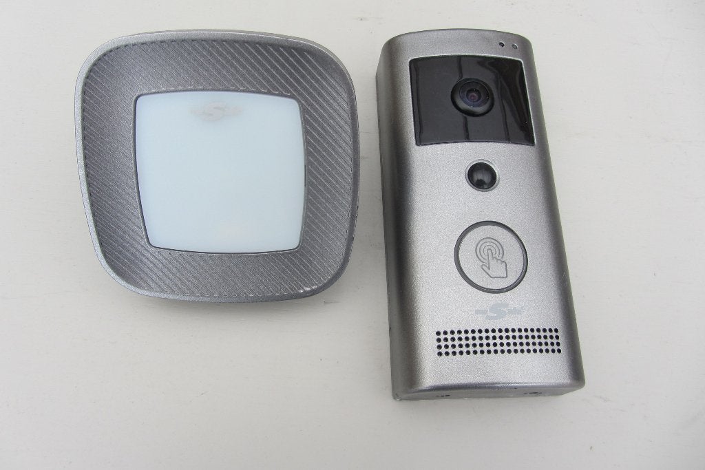 deurbelcamera Mr.Safe WB20 incl 230v  Ontvanger WB20C, Ophalen of Verzenden, Bewegingsdetectiesensor, Zo goed als nieuw, Draadloos