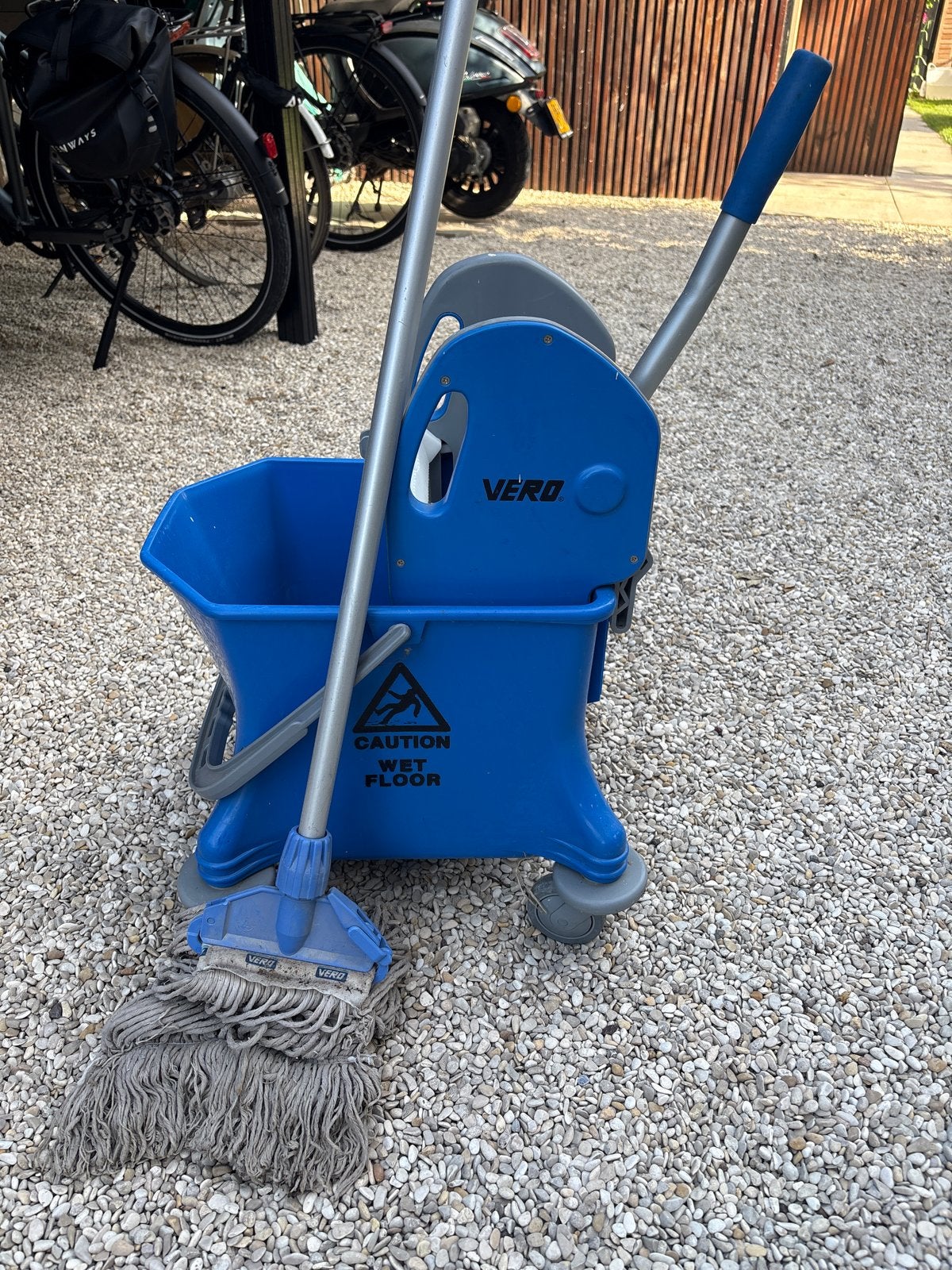 Vero Dweilemmer met pers en mop, Ophalen, Dweilemmer, -bak, of -wagen