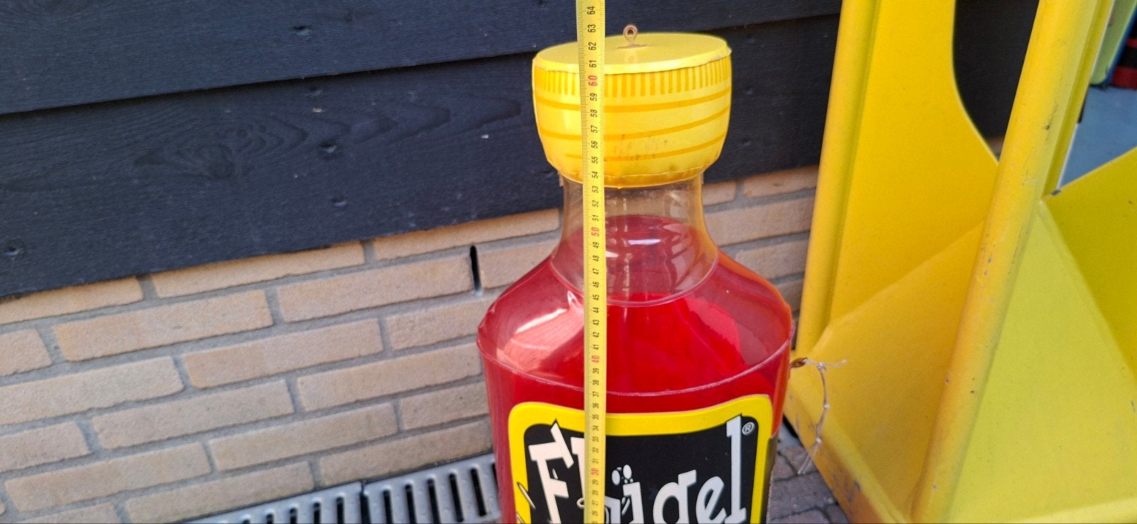 Fles Flügel  opblaasfles 60 cm hoog, Ophalen of Verzenden