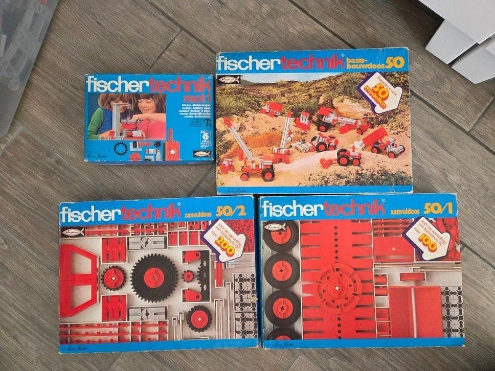 Fischertechnik 50, 50/1, 50/2 mot1, Ophalen of Verzenden, Gebruikt, Overige merken