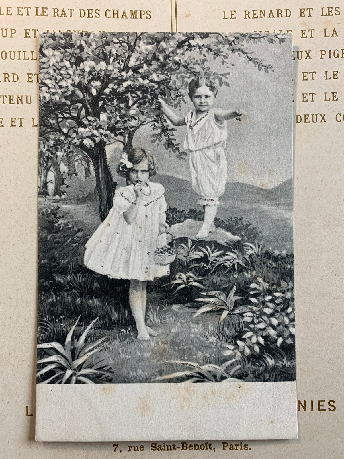Kersen plukken (HH), Ophalen of Verzenden, Voor 1920, Ongelopen, Kinderen