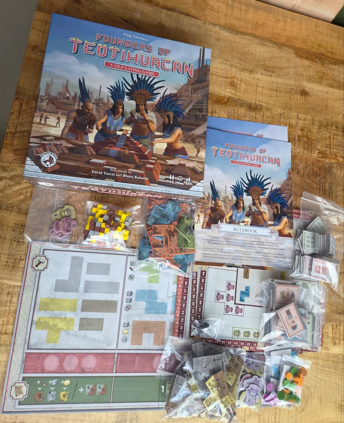 Founders of Teotihuacan - Bordspel, Hobby en Vrije tijd, Gezelschapsspellen | Bordspellen, Een of twee spelers, Ophalen of Verzenden