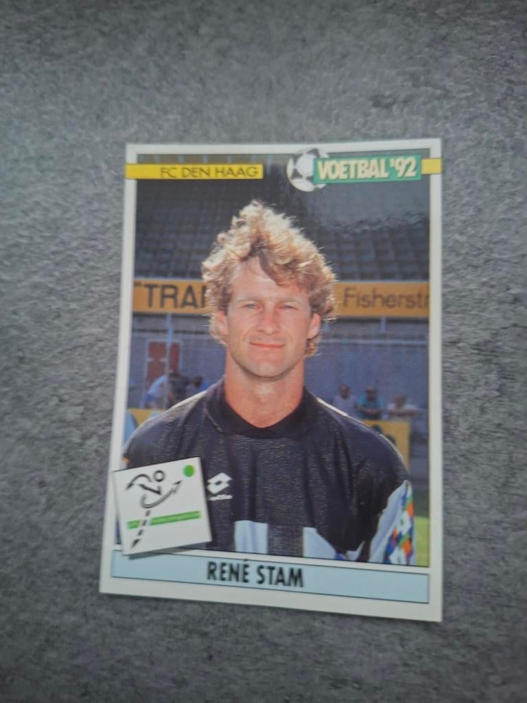 Panini sticker Voetbal 92. Keeper Rene Stam FC den Haag., Verzenden, Zo goed als nieuw, Sticker