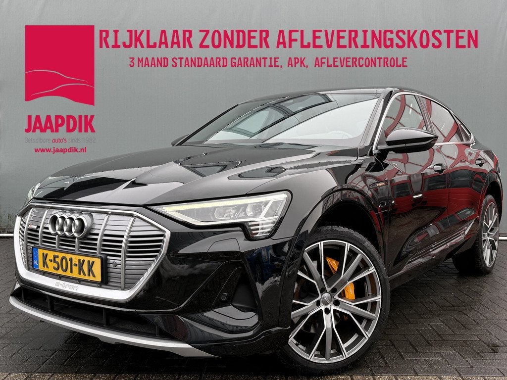 Audi e-tron Sportback BWJ 2020 55 408 PK quattro S edition 9, Auto's, Audi, Bedrijf, Te koop, e-tron, 4x4, ABS, Achteruitrijcamera