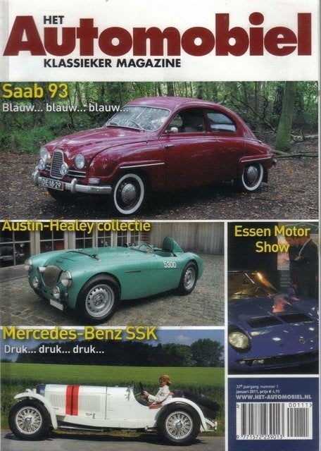 Automobiel 1 2011 : Saab 93 - Sunbeam Tiger - Mercedes SSK, Ophalen of Verzenden, Gelezen, Algemeen