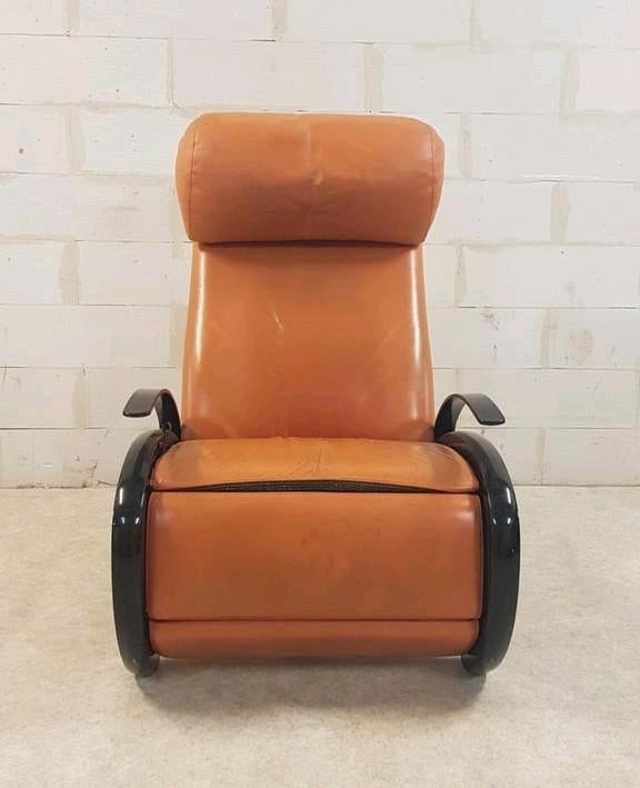 Leren Frighetto design relaxfauteuil # recliner # Studio P, Ophalen of Verzenden