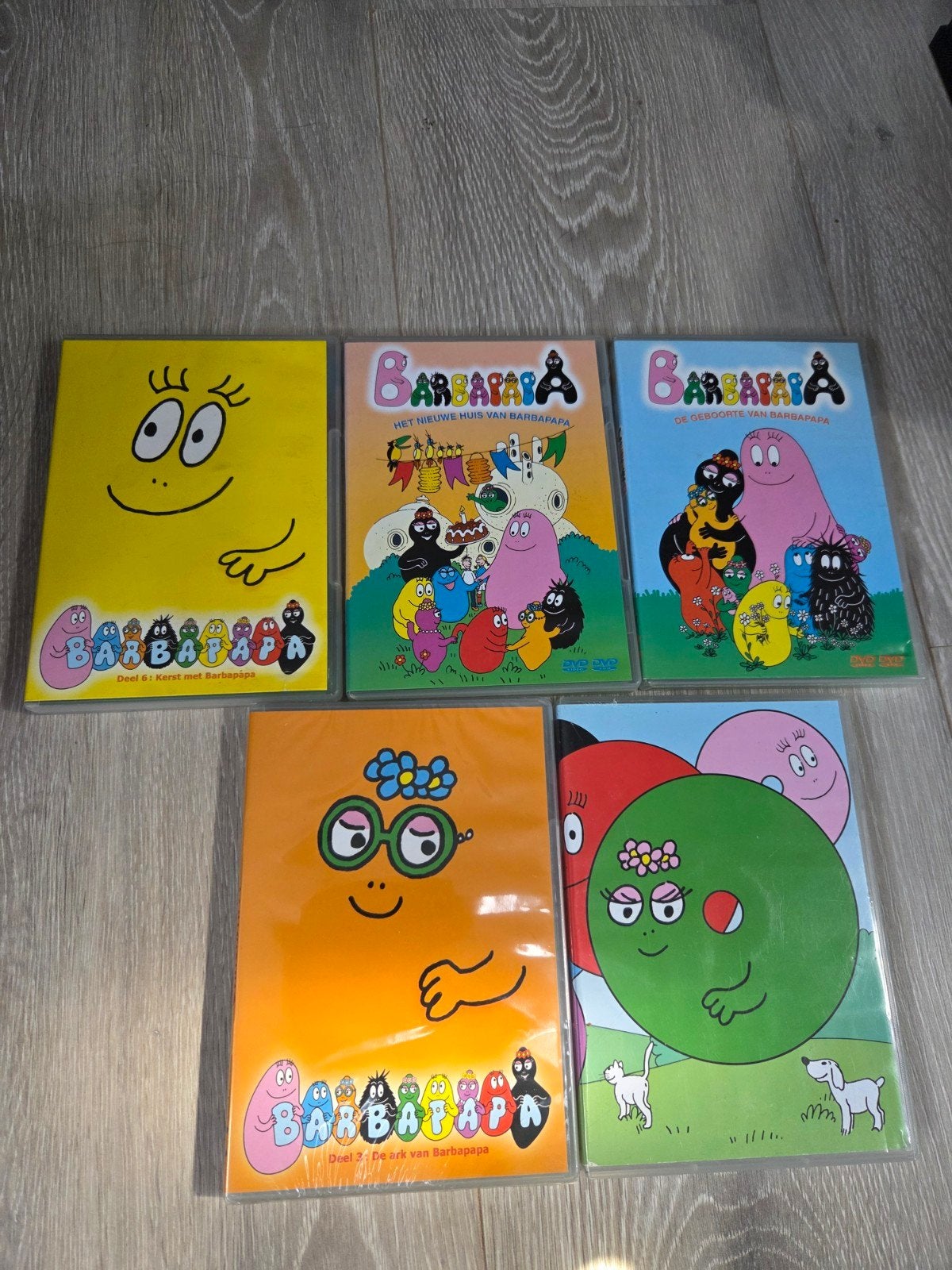 5x dvd's - Barbapapa, Cd's en Dvd's, Dvd's | Kinderen en Jeugd, Alle leeftijden, Ophalen of Verzenden, Gebruikt