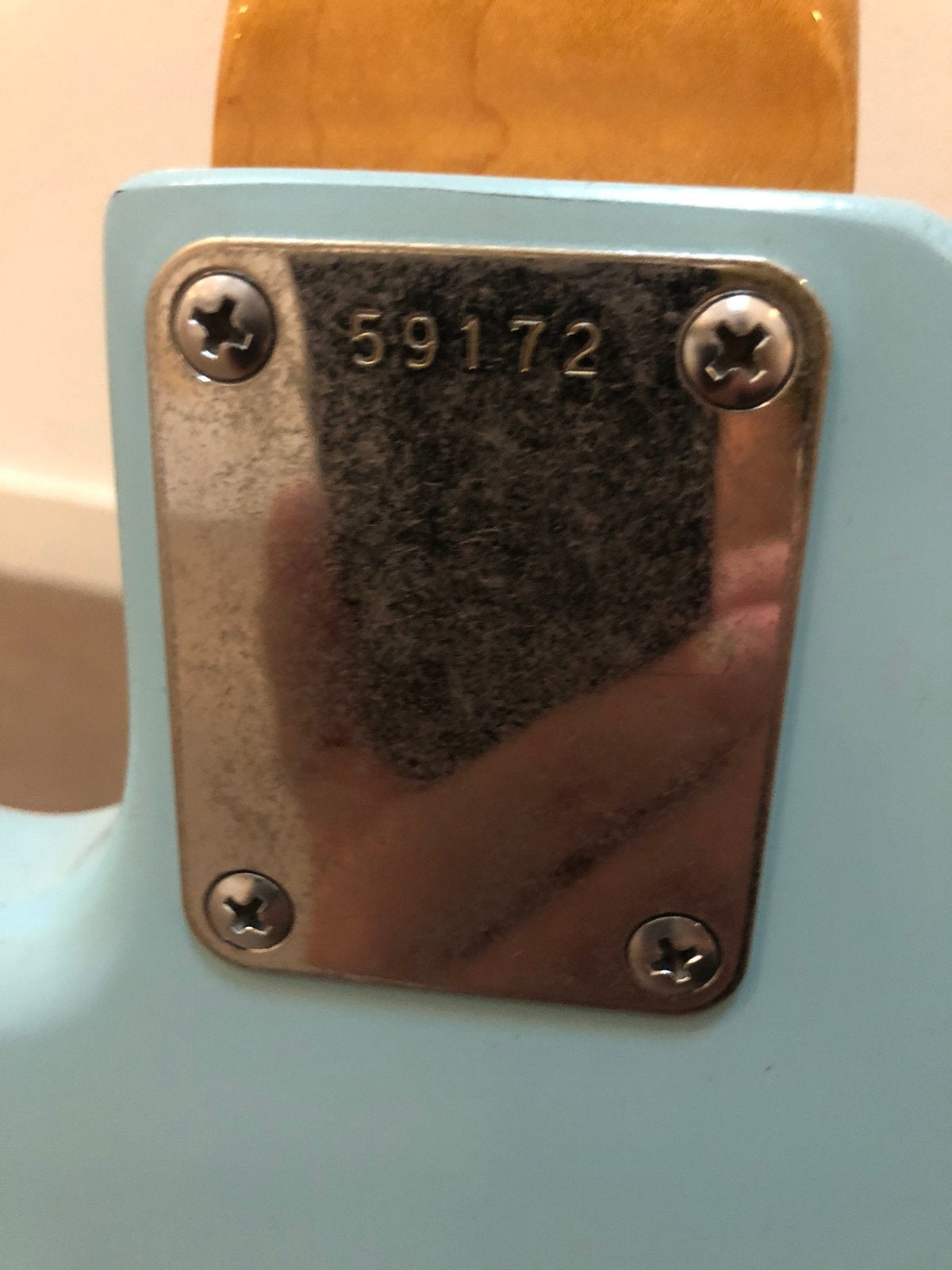Jazzbas sonic blue, Ophalen of Verzenden, Zo goed als nieuw, Elektrische gitaar