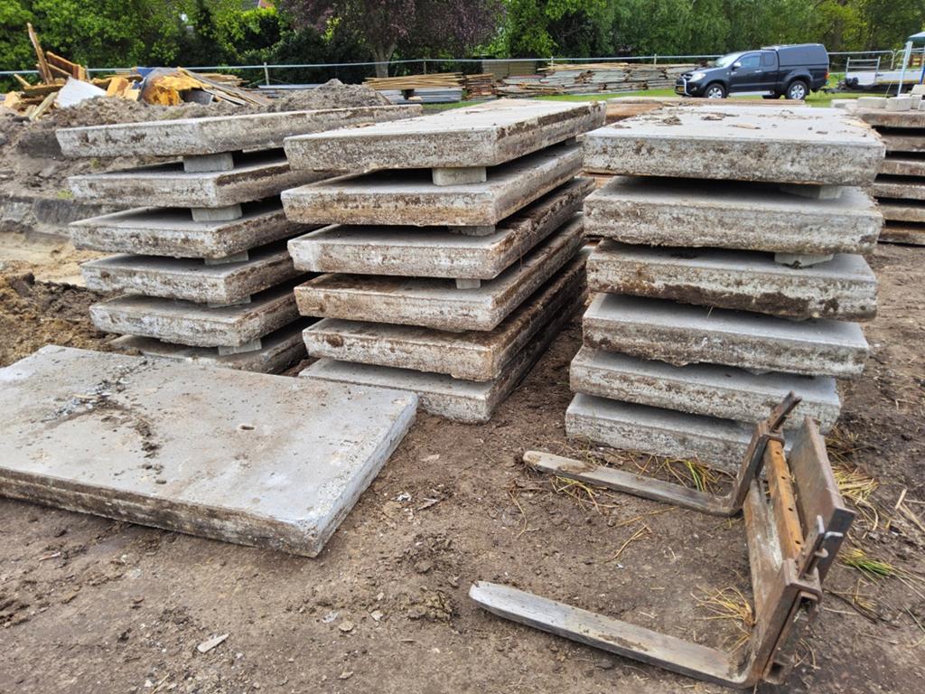 Betonplaten 2x1x11, Ophalen