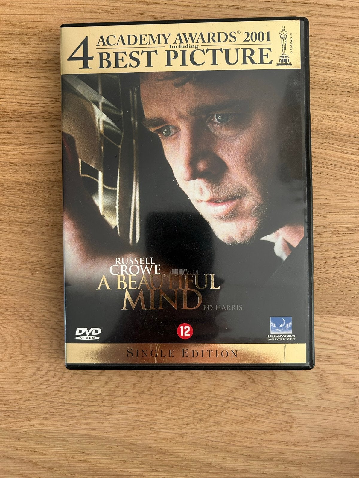 A Beautiful Mind DVD - Oscarwinnende film, Cd's en Dvd's, Dvd's | Drama, Vanaf 12 jaar, Ophalen of Verzenden, Gebruikt, Waargebeurd drama