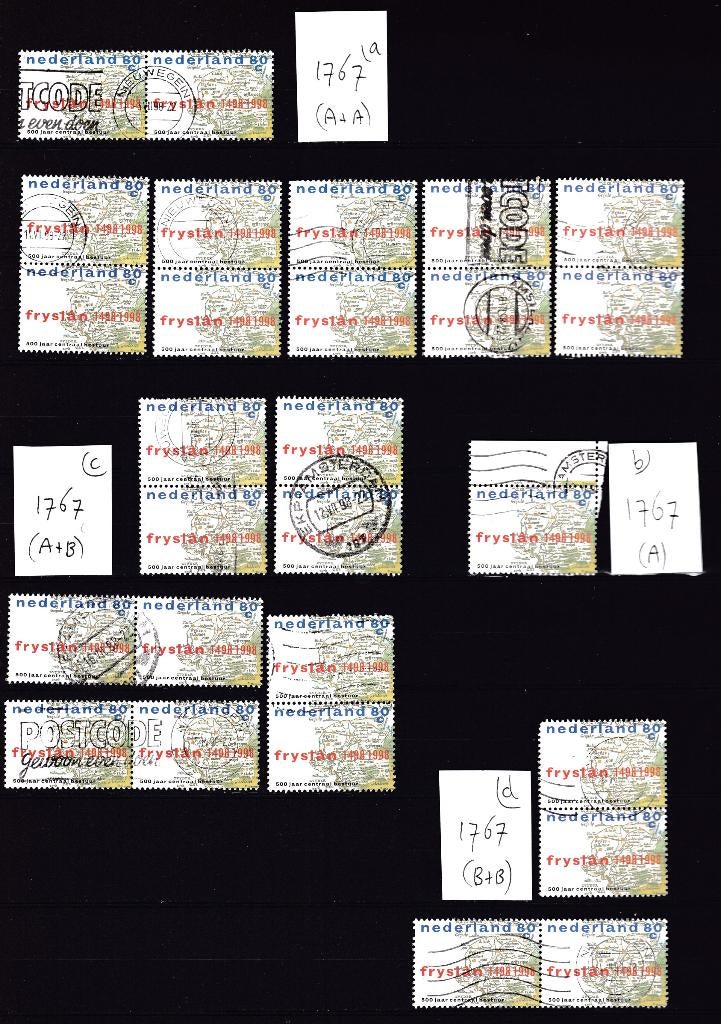8714) Nederland 1767 500 jaar Fryslan 1998, Postzegels en Munten, Ophalen of Verzenden