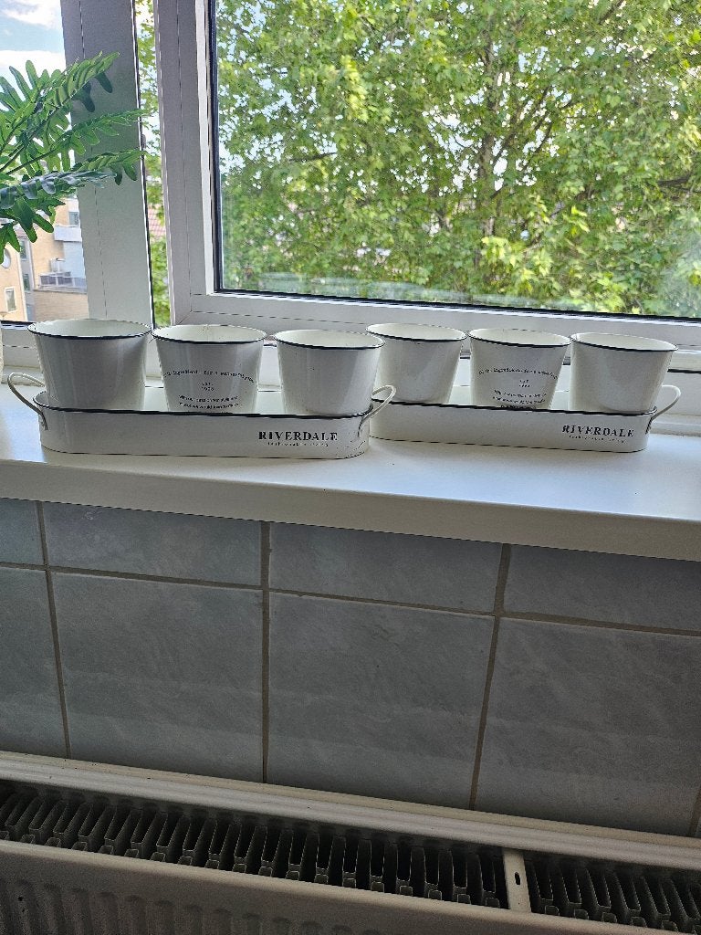 Riverdale kruidenrek set, Overige typen, Nieuw, Ophalen of Verzenden, Wit