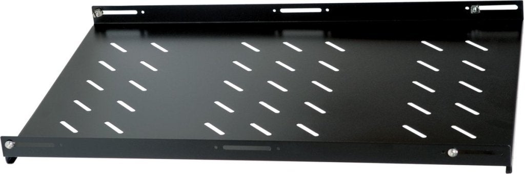 Alfaco 19inch 1U Legbord Vast Zwart, Computers en Software, Serverkasten, Niet ingevuld, Niet ingevuld, Niet ingevuld