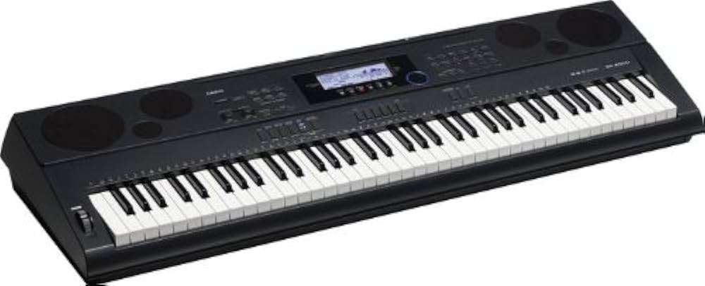 mooie CASIO WK-6500 met adapter en standaard + piano lesboek, Zo goed als nieuw, Midi-aansluiting, 76 toetsen, Ophalen