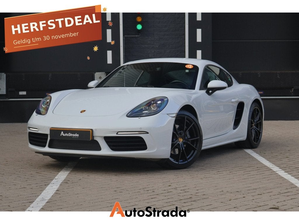 PORSCHE 718 Cayman 2.0 300PK PDK Cayman | BTW Auto | Winters, Auto's, Dealer onderhouden, Gebruikt, 4 cilinders, Wit