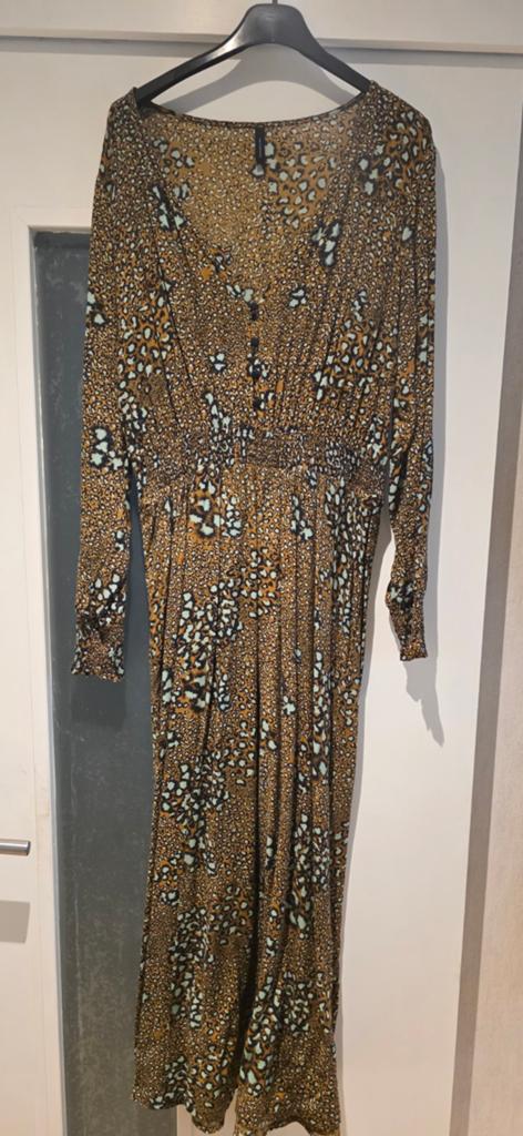 Peppercorn Jurk met Dierenprint - Maat M, Maat 38/40 (M), Bruin, PEPPERCORN, Ophalen of Verzenden