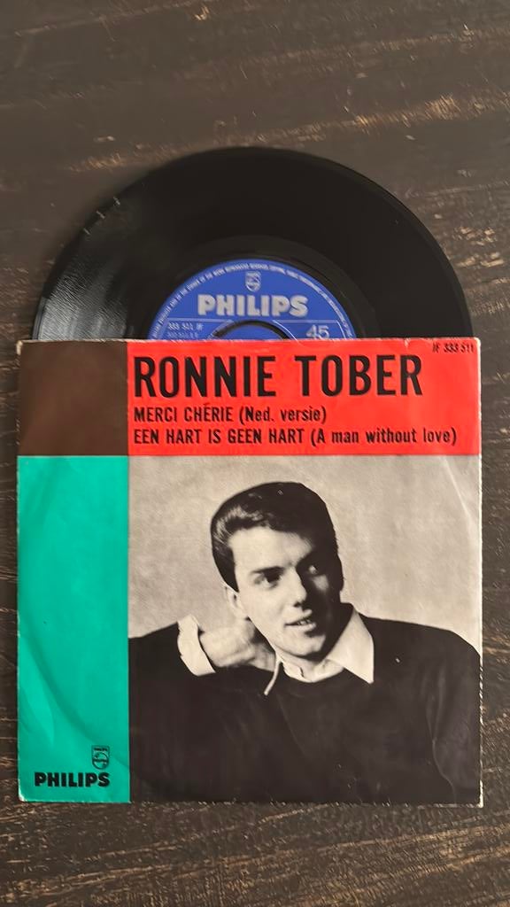 Ronnie Tober -  Merci Cherie, Cd's en Dvd's, Vinyl Singles, Ophalen of Verzenden, Zo goed als nieuw, Nederlandstalig