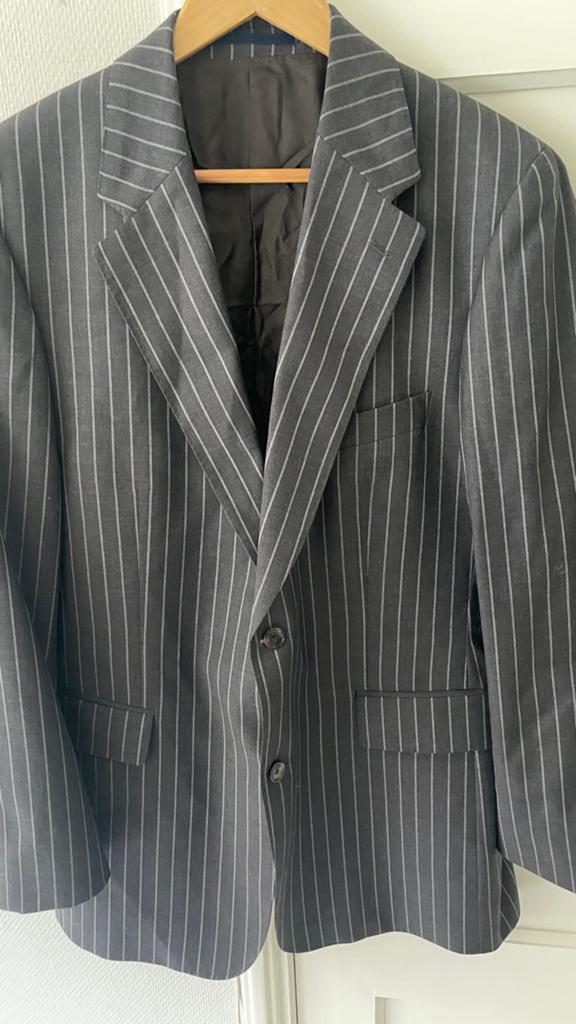 Te koop: colbert, Burberry, anthrasiet, maat 52, Kleding | Heren, Ophalen of Verzenden, Zo goed als nieuw, Maat 52/54 (L)