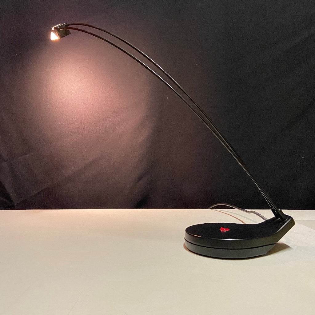 Italiaans jaren 80 postmodern design Tronconi Speaker lamp, Glas, Barbieri & marianelli, Postmodern, Ophalen of Verzenden