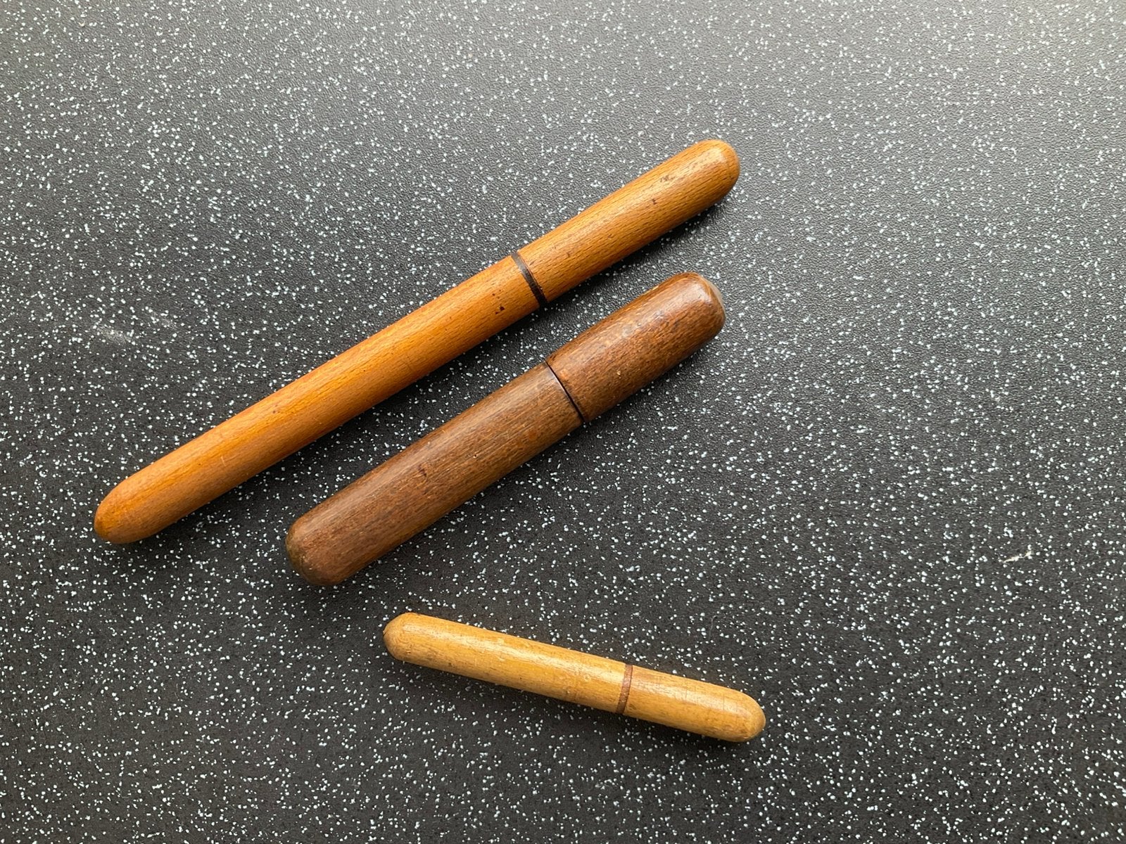 Vintage, antieke naaldenkokers., Ophalen of Verzenden, Gebruikt
