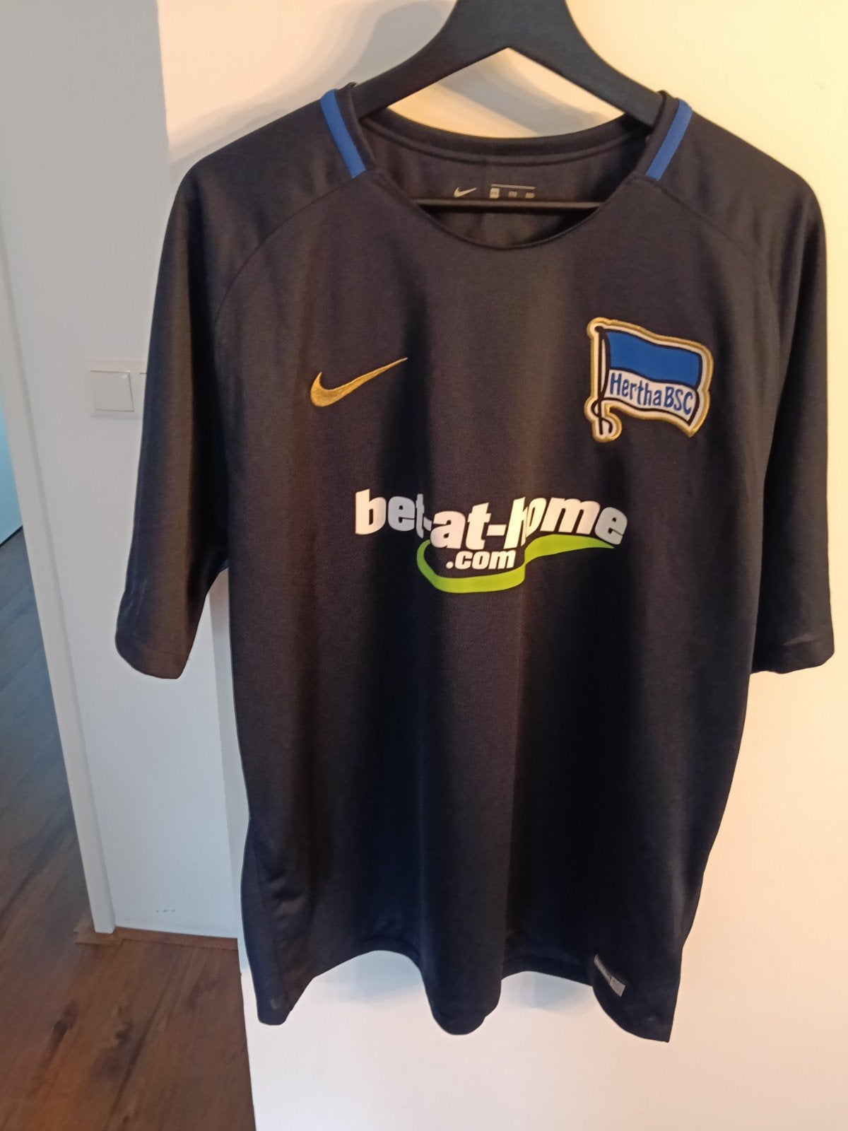 Hertha BSC Thuisshirt 2021 Nike - Duitsland, Kleding | Heren, Sportkleding, Zo goed als nieuw, Voetbal, Overige maten, Zwart, Ophalen