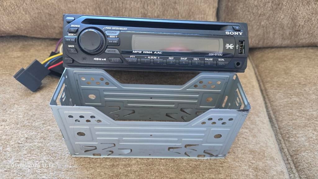 Sony autoradio cd speler 1 DIN, Ophalen, Gebruikt