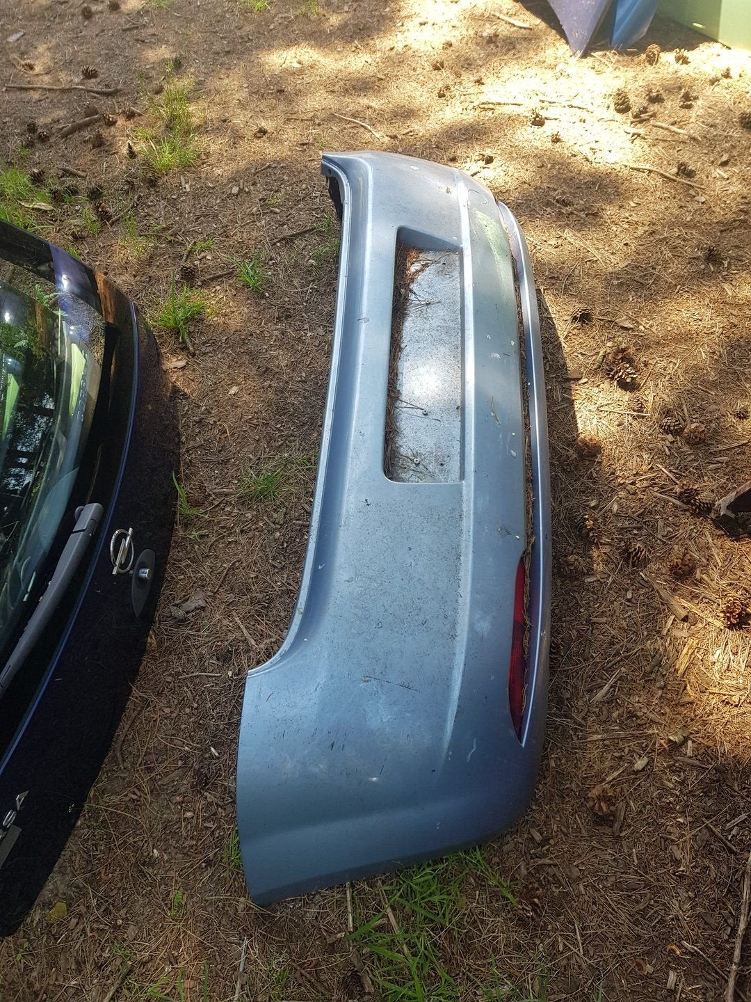 FIAT GRANDE PUNTO ACHTERBUMPER BJ 2007, Gebruikt, -, -, Ophalen of Verzenden
