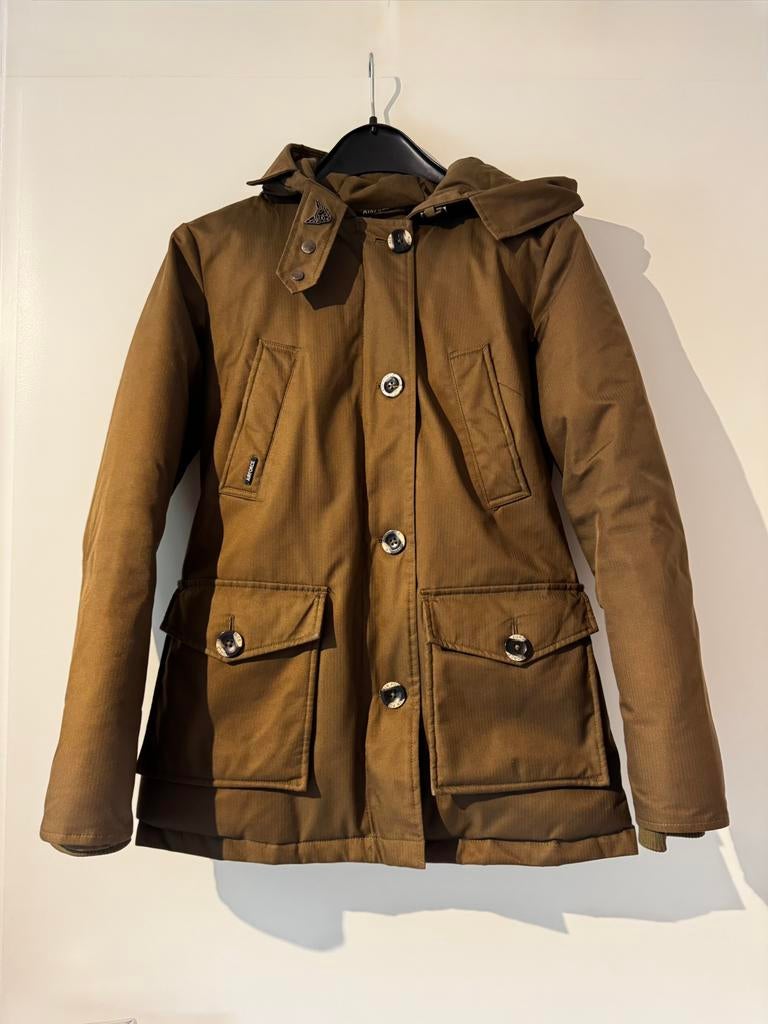 Khaki groene Airforce winterjas / parka, Ophalen of Verzenden, Zo goed als nieuw, Groen