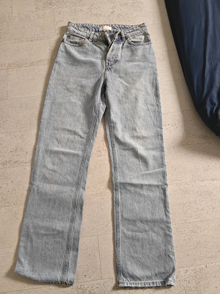 Jeans, Kleding | Dames, H&M, Blauw, Ophalen of Verzenden, Zo goed als nieuw