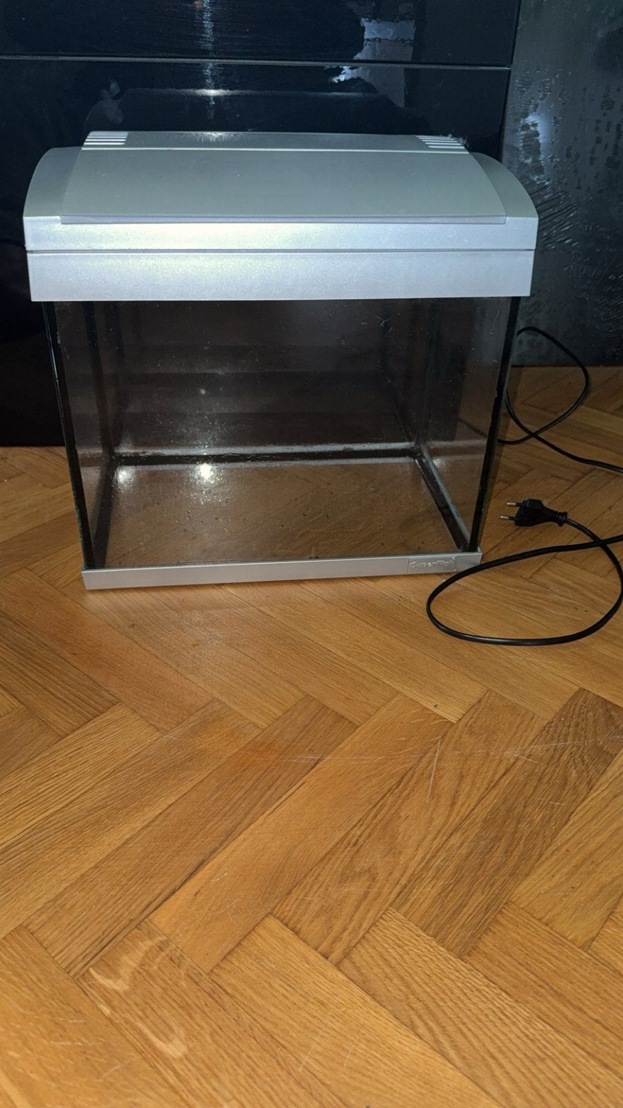 Klein aquarium met pomp en heater, Dieren en Toebehoren, Vissen | Aquaria en Toebehoren, Ophalen, Verwarming, Gebruikt, Leeg aquarium