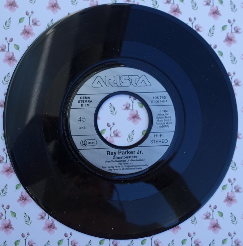 ray parker jr. - ghostbusters, Cd's en Dvd's, Vinyl Singles, Gebruikt, Single, 1980 - 1989, Overige genres, 7 inch, Ophalen of Verzenden