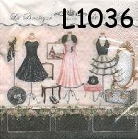 Servetten decoupage/bullet journal - paspoppen L1036, Verzenden, Nieuw