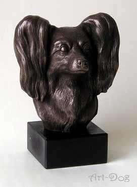 Te koop fraai beeld van een Papillon hond, Verzamelen, Ophalen of Verzenden, Nieuw, Dier
