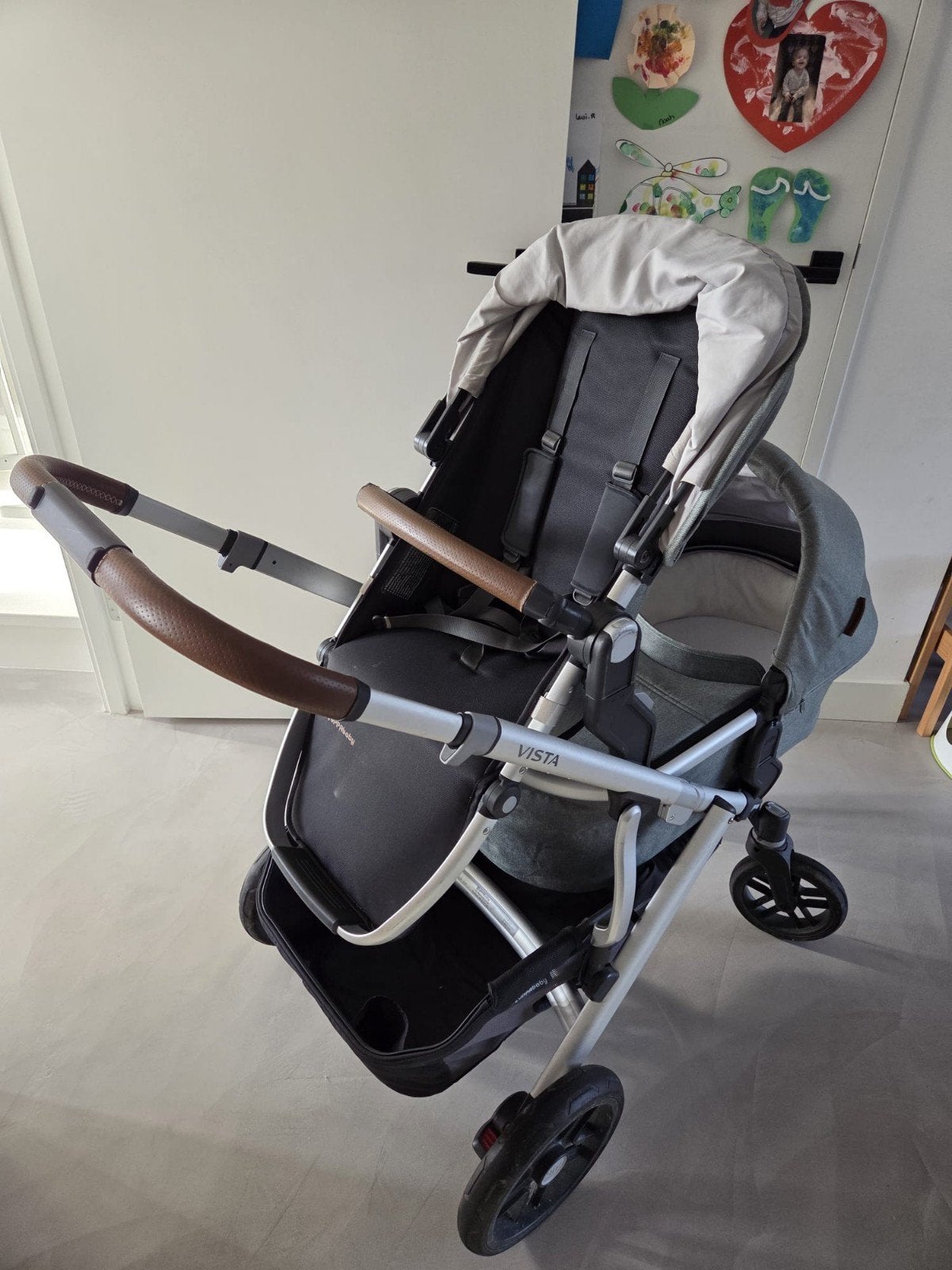 UppaBaby Vista V2 Duowagen met accessoires, Duowagen, Zo goed als nieuw, Combiwagen, Ophalen
