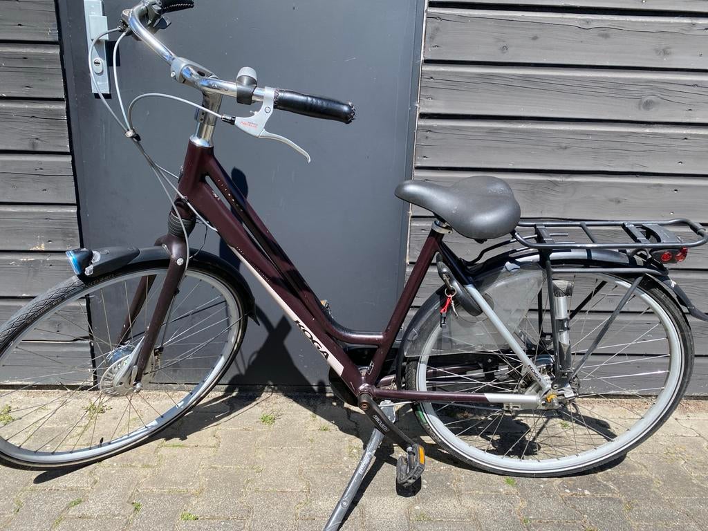 Koga Liteace damesfiets - Frame 50 cm - 8 versnellingen, Gebruikt, Velgrem, Versnellingen, 50 tot 53 cm