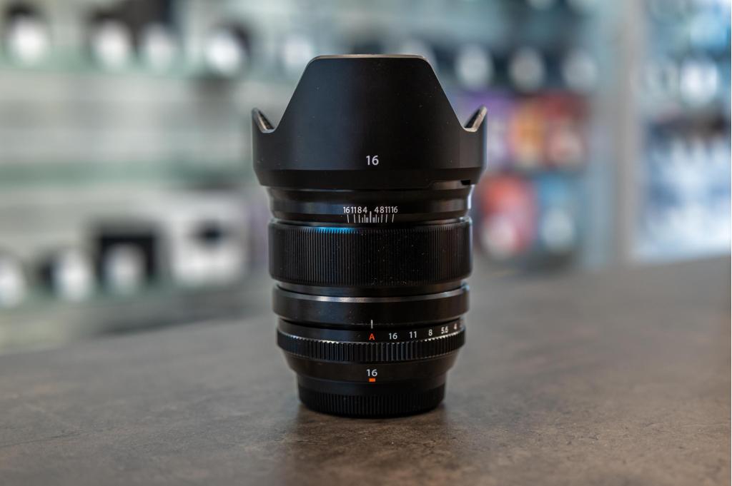 Fujifilm XF 16mm F/1.4 R WR (Hilversum), Foto-Groep, Gebruikt, Luttekepoortstraat 26 3841 AX Harderwijk, Webshop@foto-groep.nl