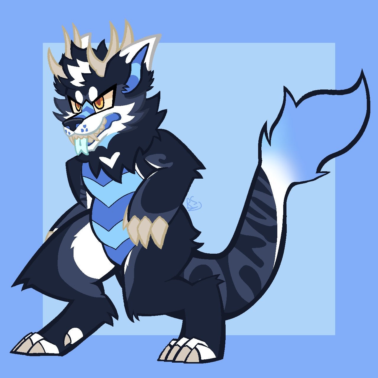 Fursona/furry fullbody art commissions discount OPEN!, Ophalen of Verzenden