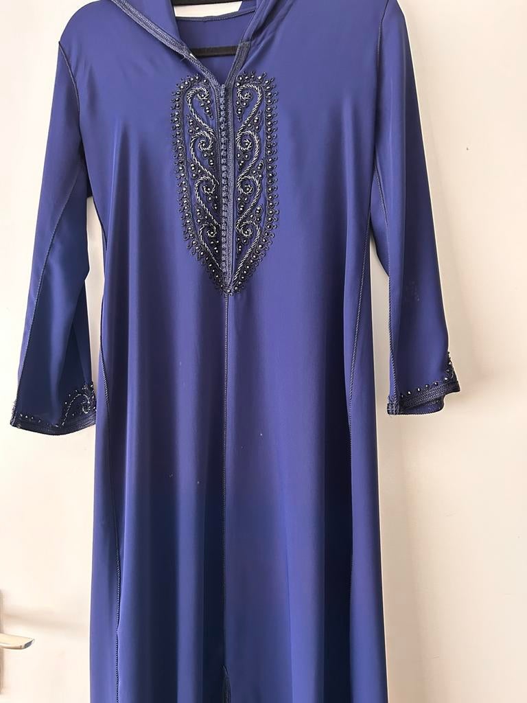 Nieuwe marokkaanse djelaba jalaba leeftijd 13/14 jaar, Overige typen, Blauw, Ophalen of Verzenden, Zo goed als nieuw