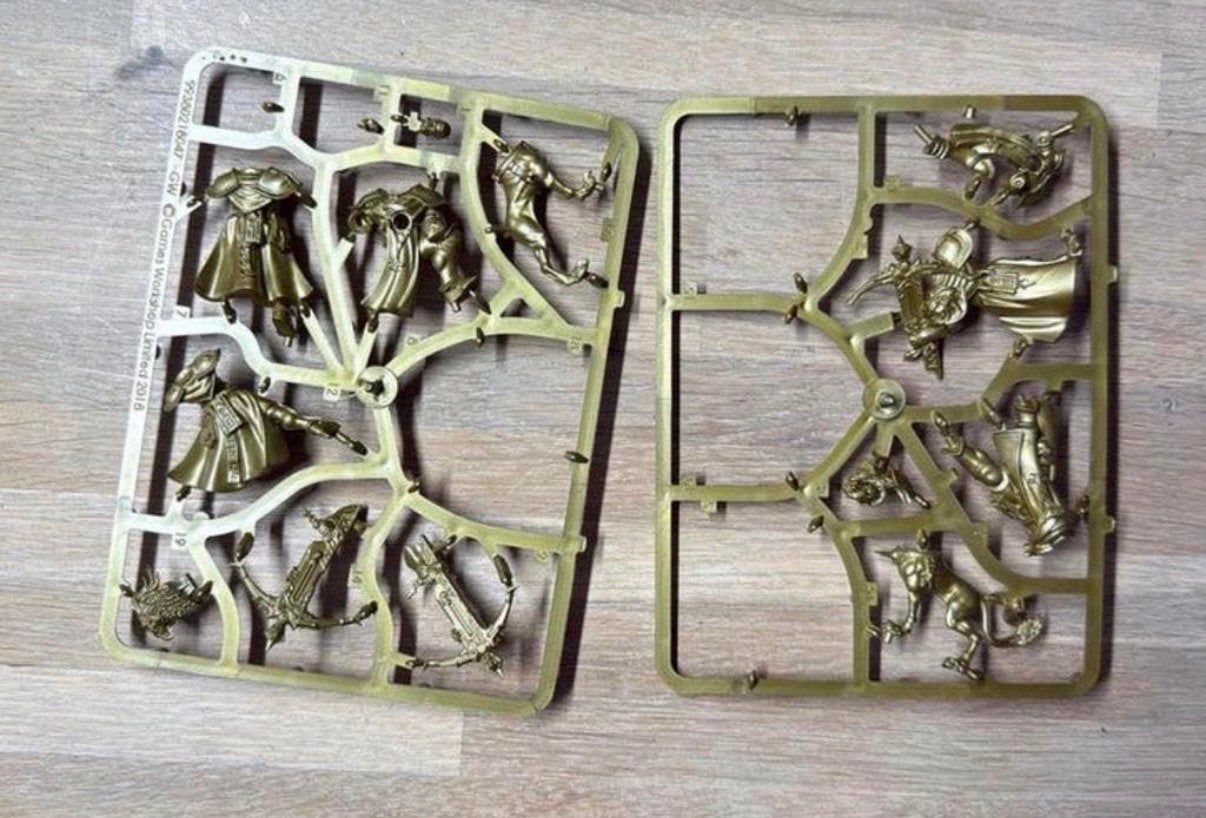Warhammer AOS Stormcast Eternals Castigators met Gryph-hound, Hobby en Vrije tijd, Ophalen of Verzenden, Zo goed als nieuw, Warhammer