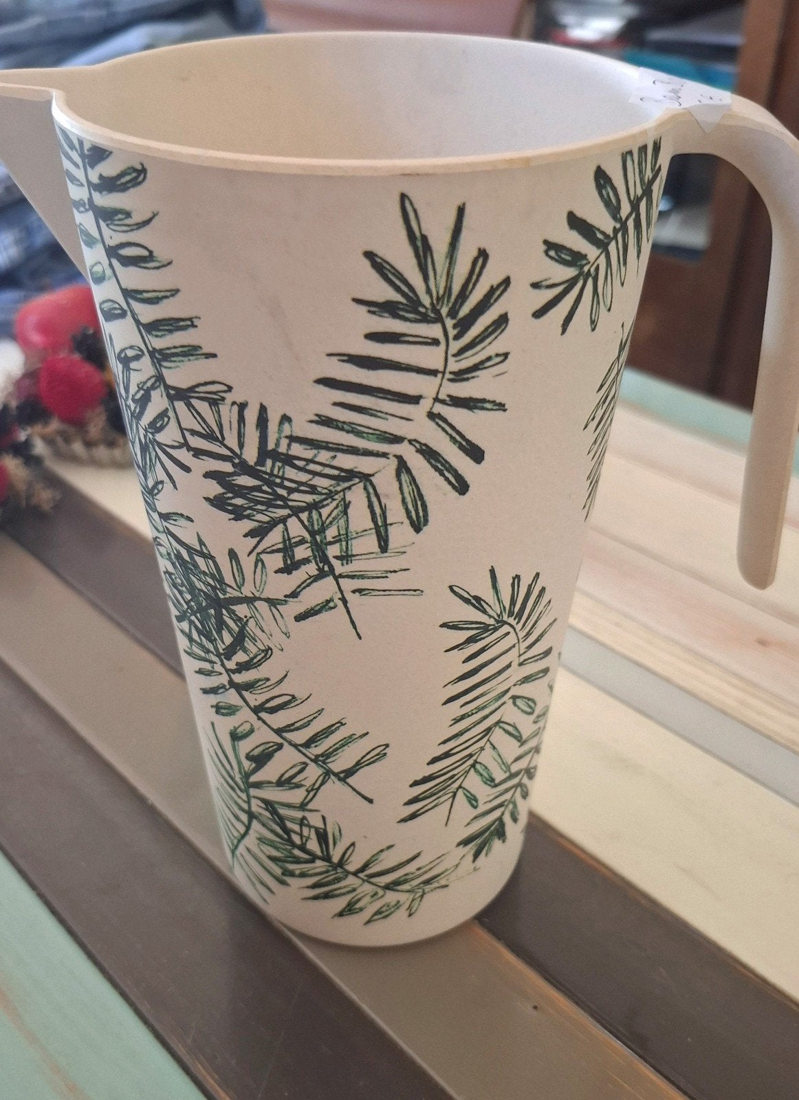Bamboo schenkkan, Ophalen of Verzenden, Zo goed als nieuw, Natuurlijk materiaal
