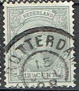Nederland 1891 nr 38 Prinses Wilhelmina ROTTERDAM, Verzenden, Gestempeld, Koningshuis
