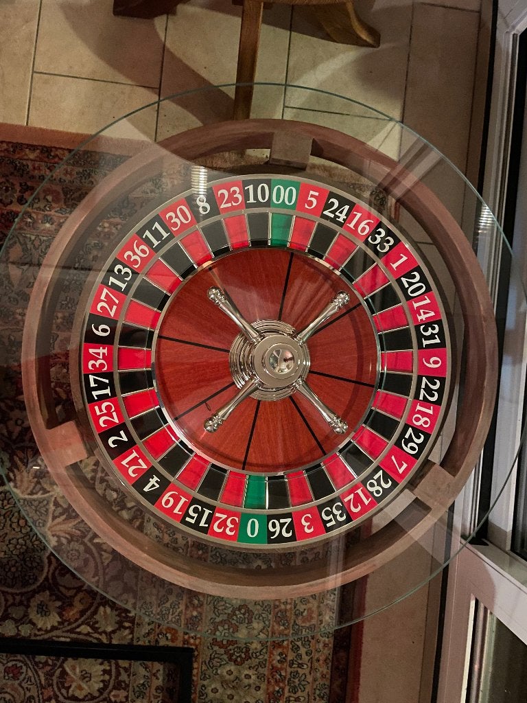 Casino Roulette Wheel head getallenkrans van Automaat Casino, Antiek en Kunst, Ophalen