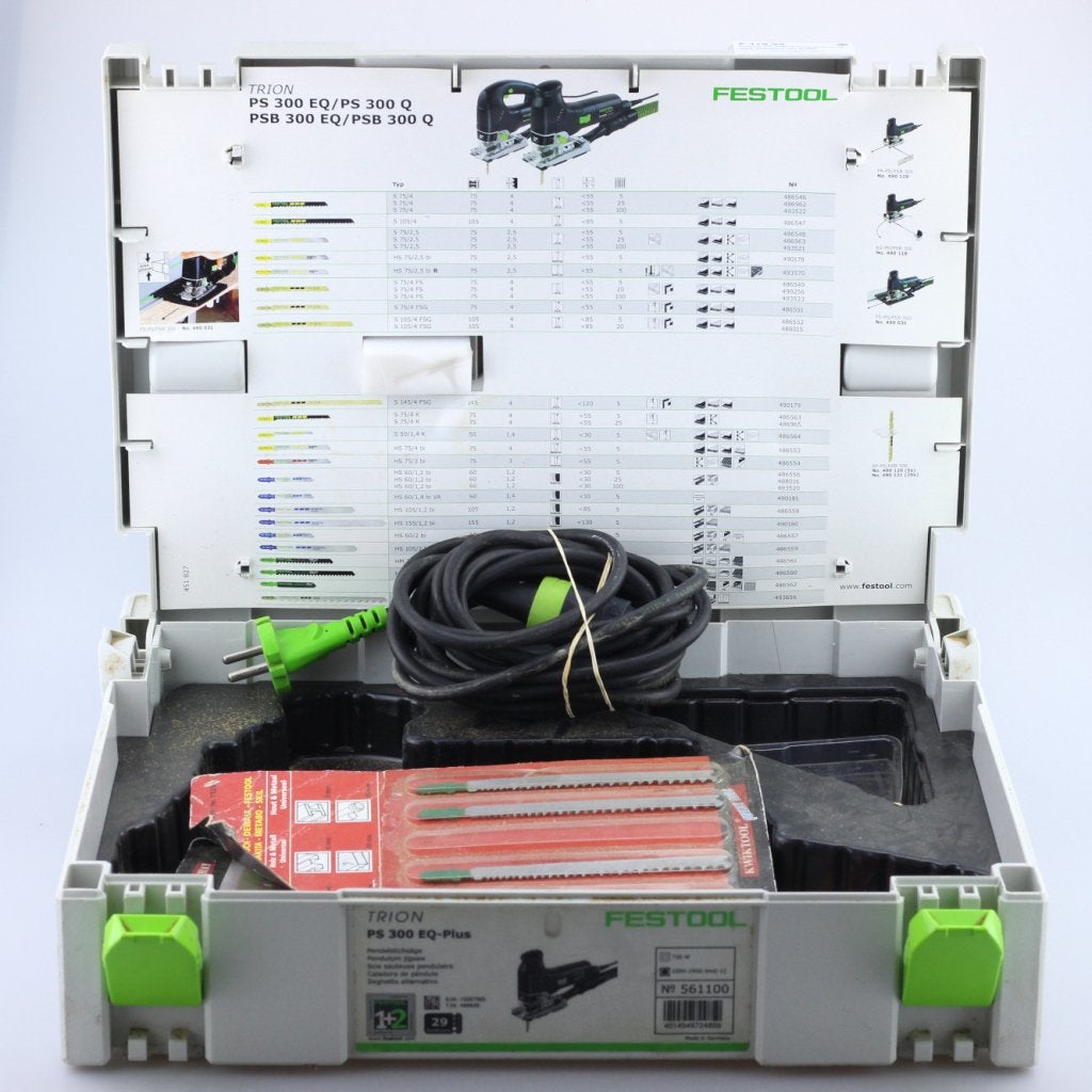 Festool PS 300EQ Decoupeerzaag 2006 Bekabeld incl Koffer, Festool, Zo goed als nieuw, Support@festool.com, Festool GmbH, WertstraÃŸe 20, 
73240 Wendlingen
Germany