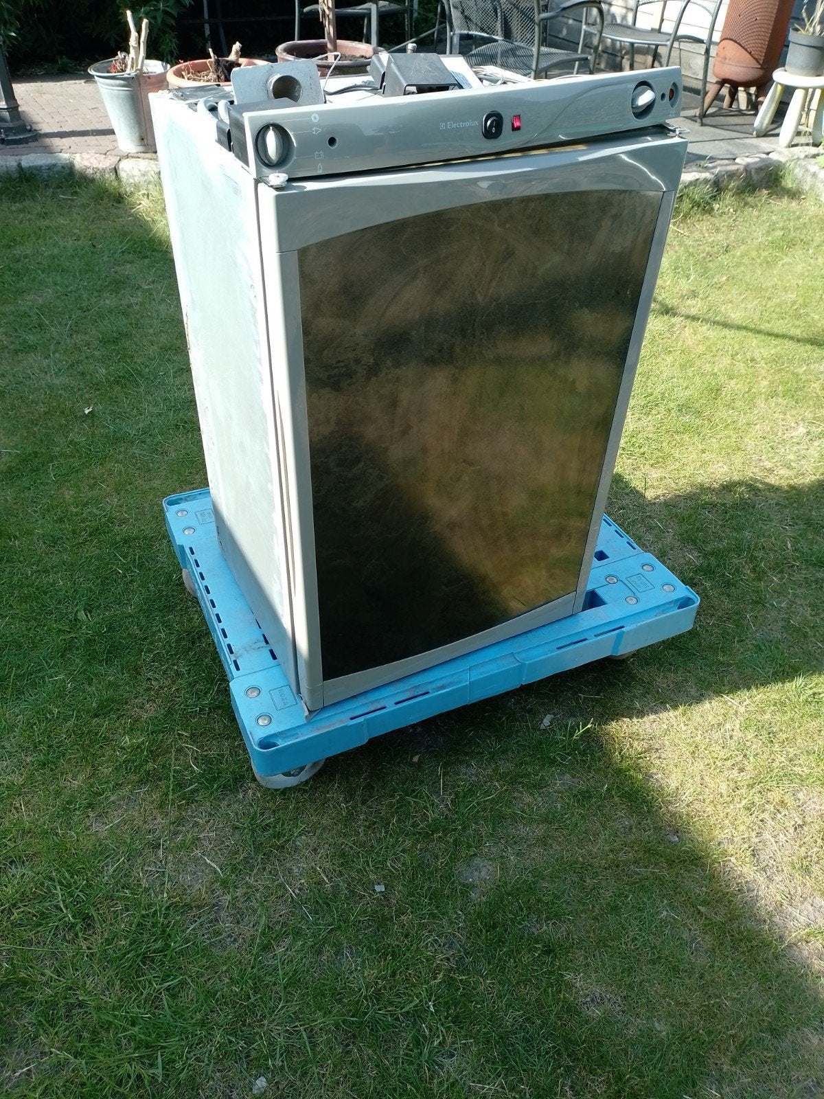 Camper/caravan koelkast 220-12v en gas, met vriesvak, Ophalen, Gebruikt