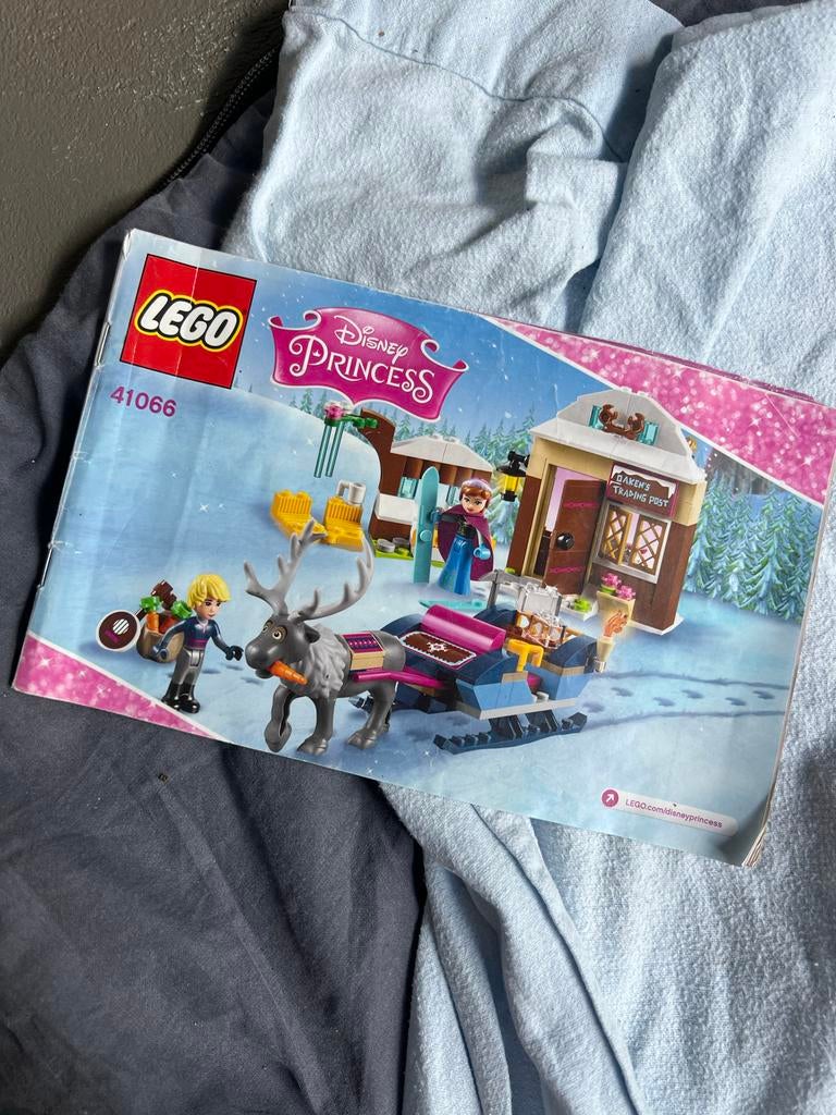LEGO Disney Princess set 41066 Anna & Kristoff, Inclusief minifiguren, Gebruikt, Lego, Ophalen of Verzenden