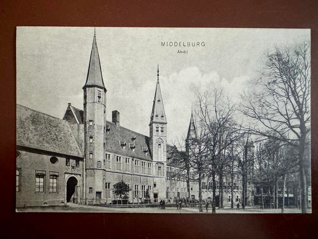 Ansichtkaart Middelburg Abdij, Ophalen of Verzenden, Voor 1920, Ongelopen, Zeeland