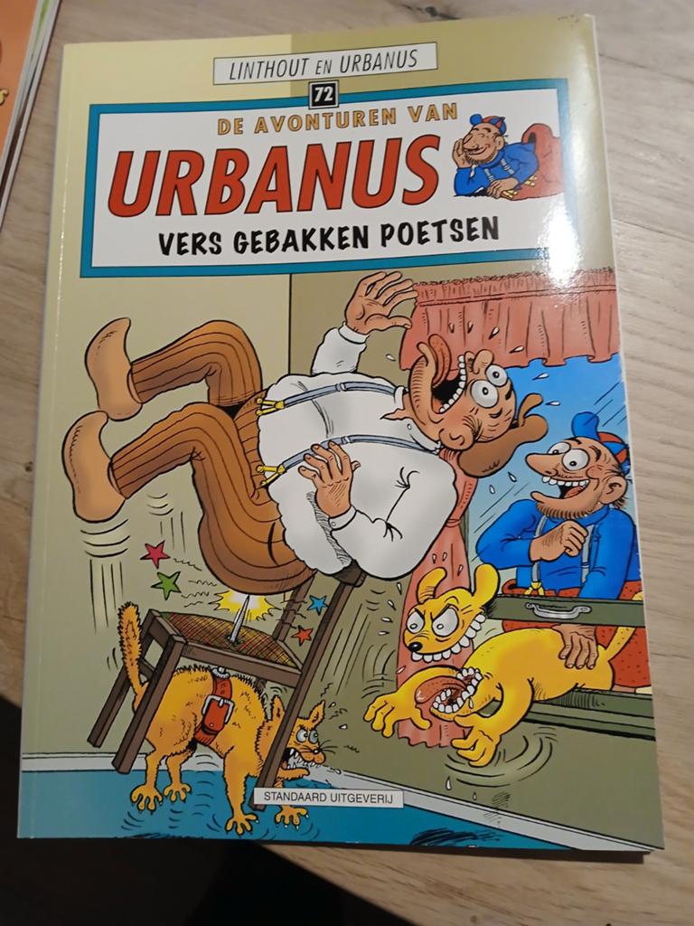 Urbanus - Vers gebakken poetsen, Boeken, Stripboeken, Eén stripboek, Ophalen of Verzenden, Zo goed als nieuw, Urbanus