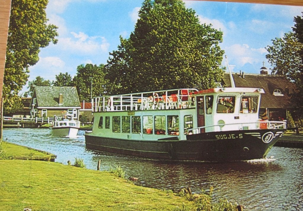 rondvaartboot van B. Jongschaap - de Weerribben - nieuw, Verzenden, 1980 tot heden, Ongelopen, Overige thema's