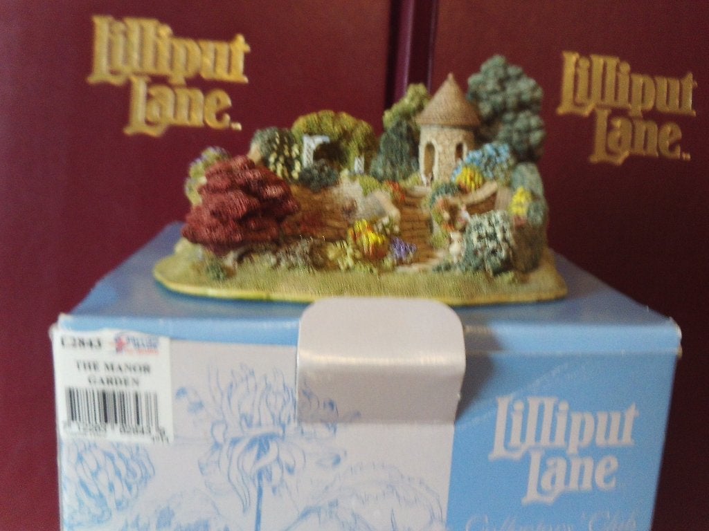 Lilliput Lane -* The Manor Garden, Ophalen of Verzenden, Zo goed als nieuw, Overige typen