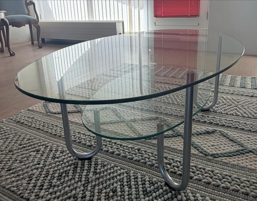Gispen Dutch Design Salontafel en Bijzettafel Set, Ophalen, 100 tot 150 cm, 50 tot 100 cm, Minder dan 50 cm